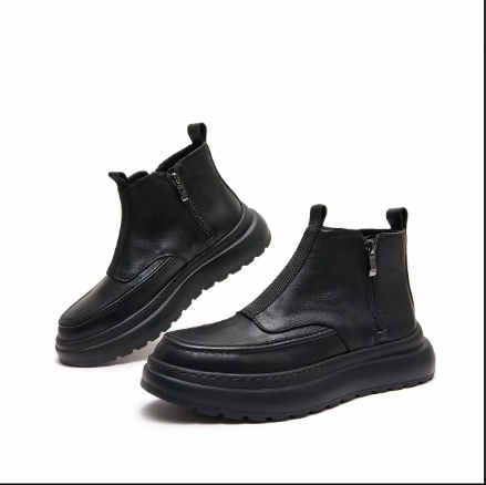 Handmade Retro Fashion Casual Fleece-Lined Ankle Boots