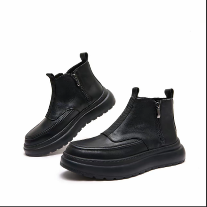 Handmade Retro Fashion Casual Fleece-Lined Ankle Boots