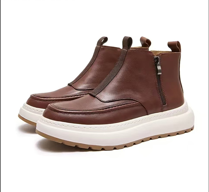 Handmade Retro Fashion Casual Fleece-Lined Ankle Boots