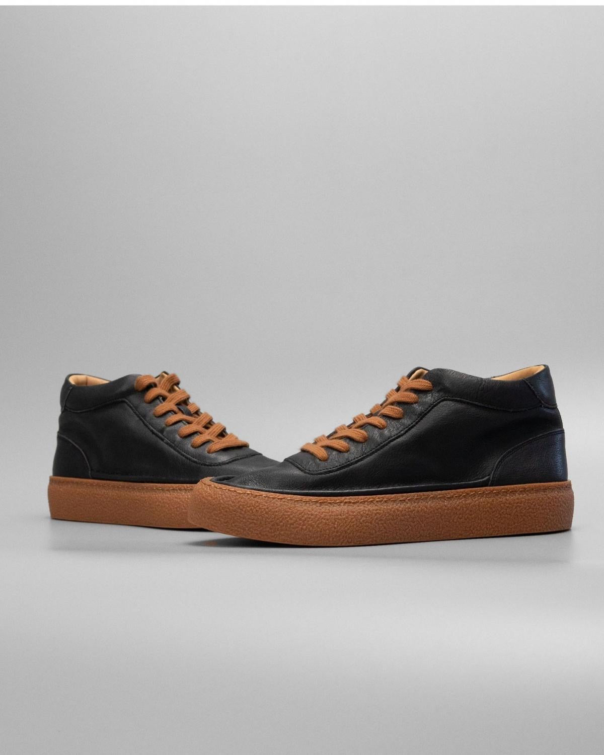 Retro Handcrafted Cowhide Casual Skate Shoes