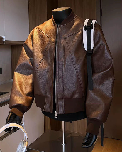 Urban Edge Faux Leather Jacket