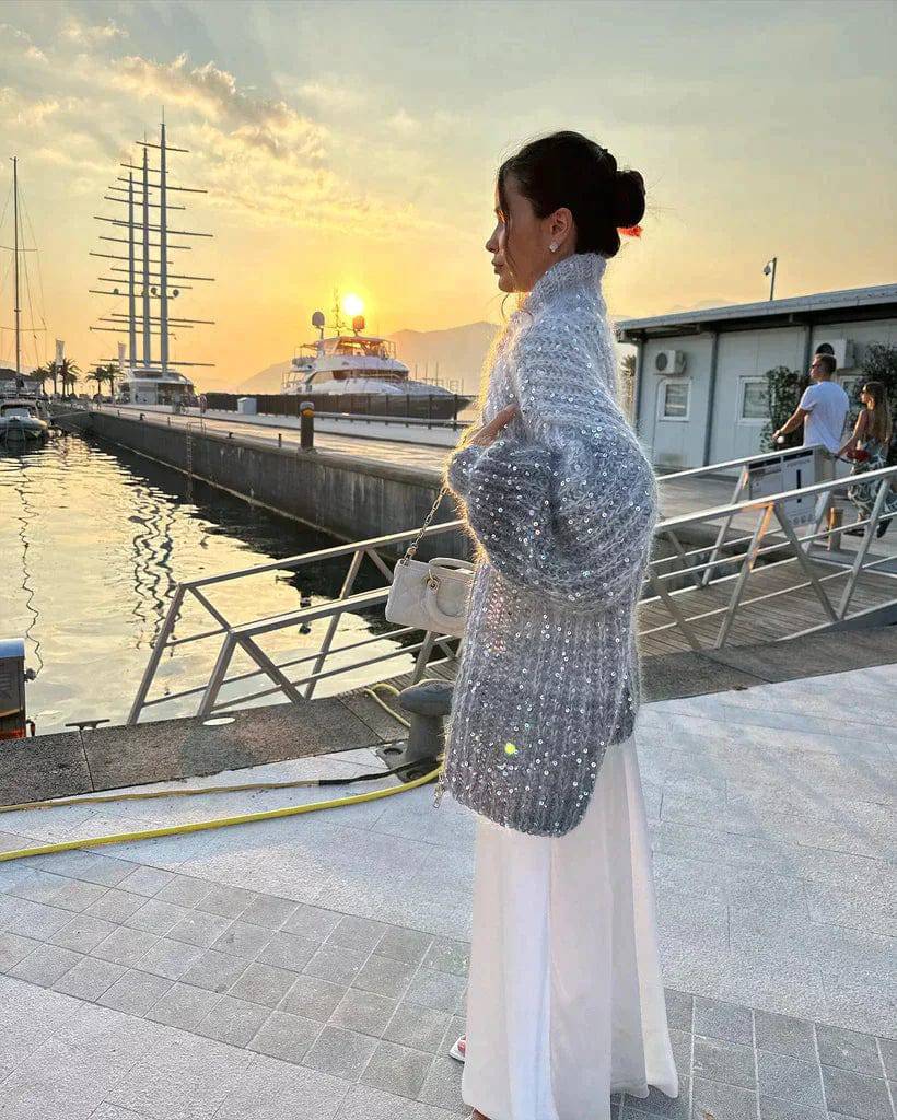 Luxe Zip Knit Cardigan