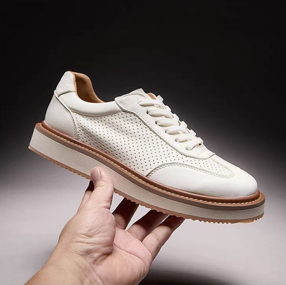 Handmade Retro New Casual Skate Shoes Fashion Breathable Softsole Leather Shoes