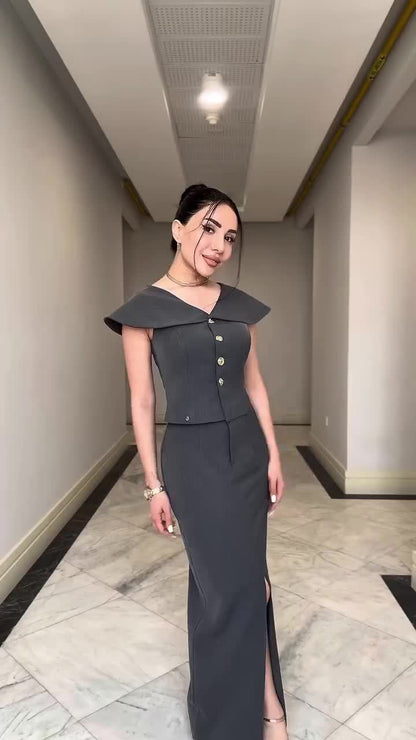 Chic Women's Workwear Set